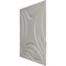 Ekena Millwork 19 5/8in. W x 19 5/8in. H Savannah EnduraWall Decorative 3D Wall Panel Covers 2.67 Sq. Ft. WP20X20SVERU - alternate 4